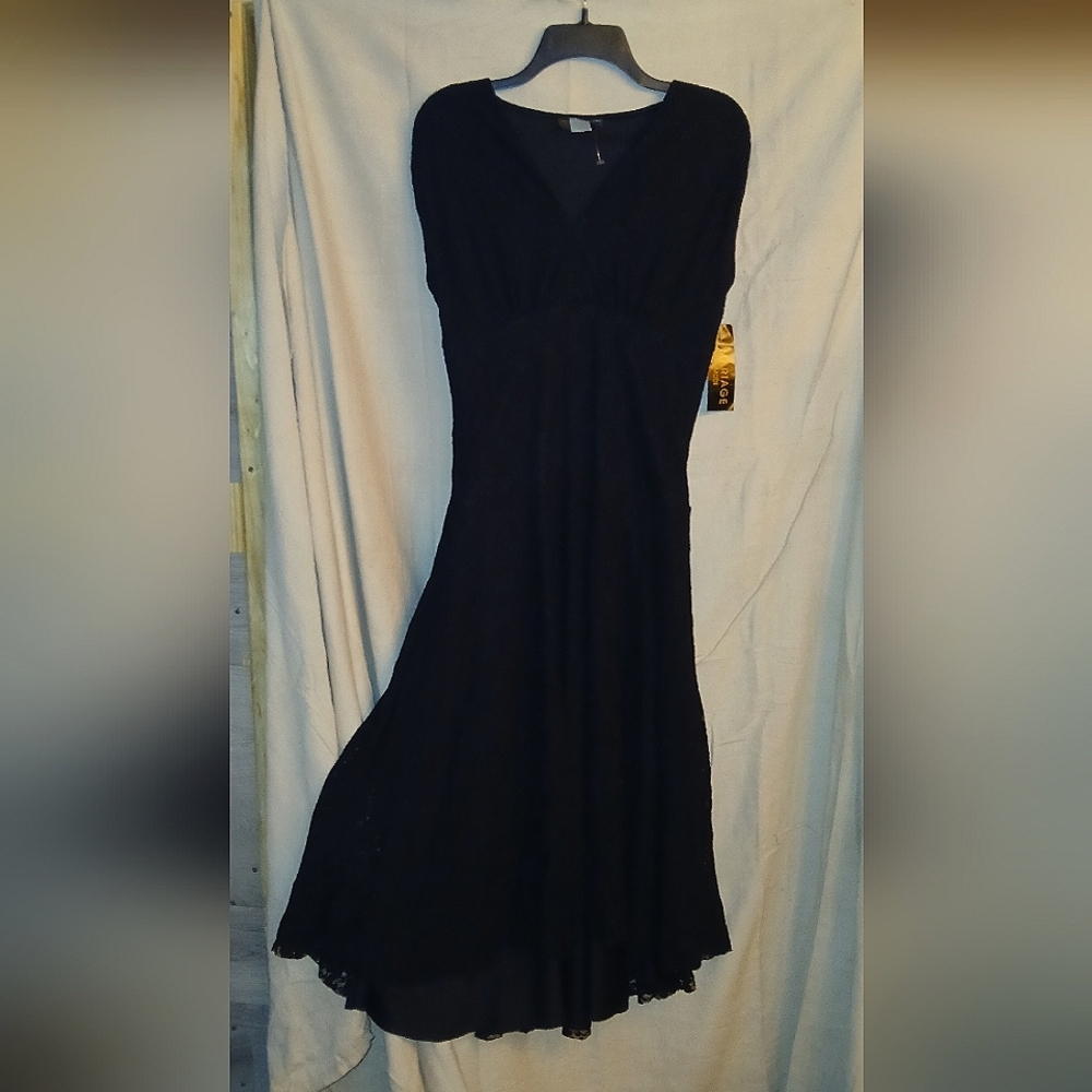 NWT MARRIAGE MODE Elegant Black Lace Dress